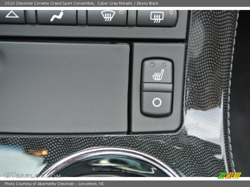 Cyber Gray Metallic / Ebony Black 2010 Chevrolet Corvette Grand Sport Convertible
