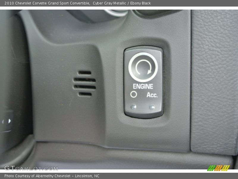 Cyber Gray Metallic / Ebony Black 2010 Chevrolet Corvette Grand Sport Convertible