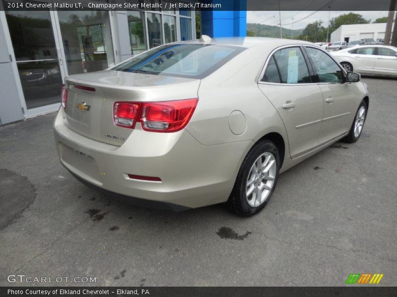 Champagne Silver Metallic / Jet Black/Titanium 2014 Chevrolet Malibu LT