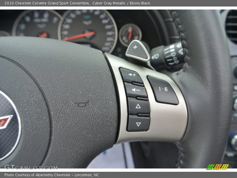 Cyber Gray Metallic / Ebony Black 2010 Chevrolet Corvette Grand Sport Convertible