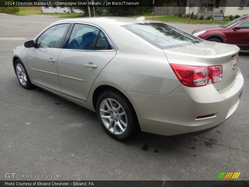 Champagne Silver Metallic / Jet Black/Titanium 2014 Chevrolet Malibu LT