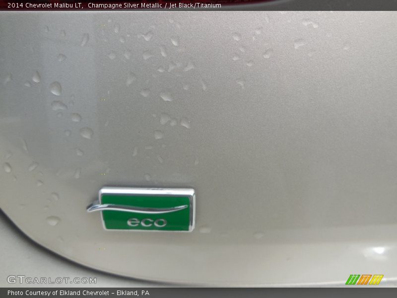 Champagne Silver Metallic / Jet Black/Titanium 2014 Chevrolet Malibu LT