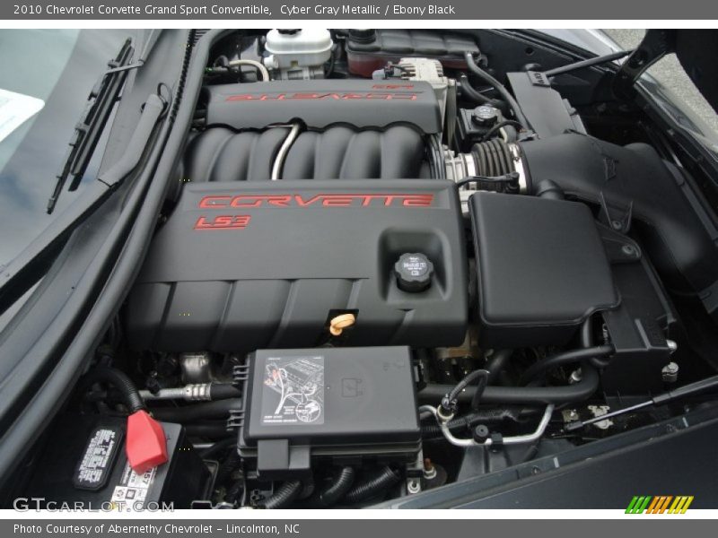 Cyber Gray Metallic / Ebony Black 2010 Chevrolet Corvette Grand Sport Convertible