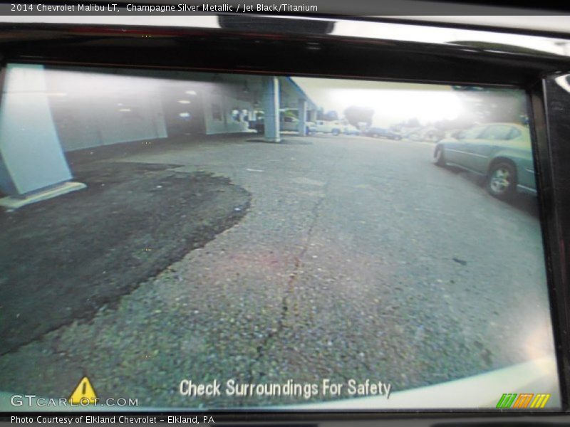 Champagne Silver Metallic / Jet Black/Titanium 2014 Chevrolet Malibu LT