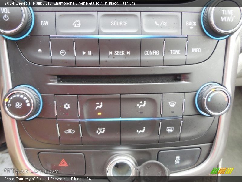 Champagne Silver Metallic / Jet Black/Titanium 2014 Chevrolet Malibu LT