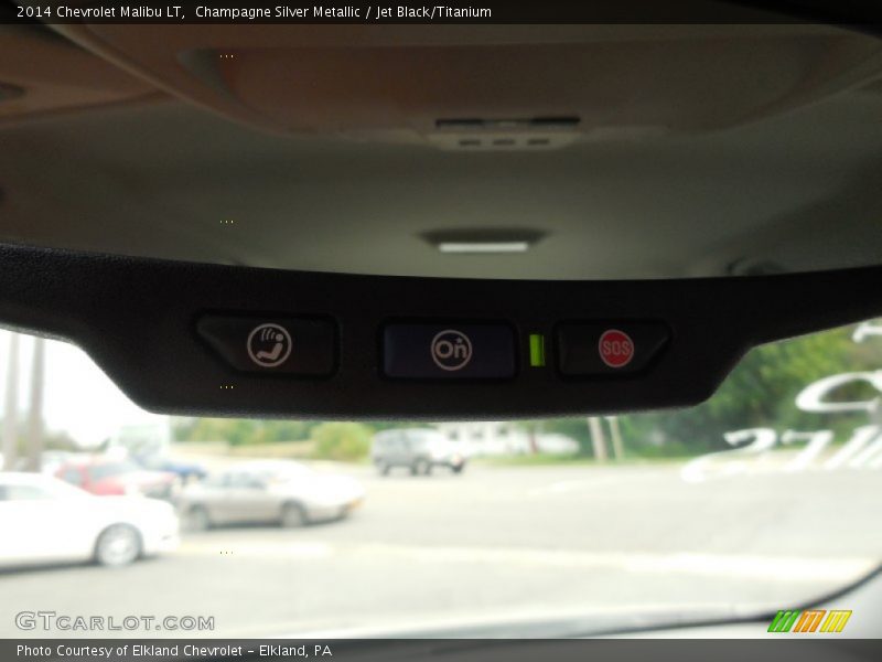 Champagne Silver Metallic / Jet Black/Titanium 2014 Chevrolet Malibu LT
