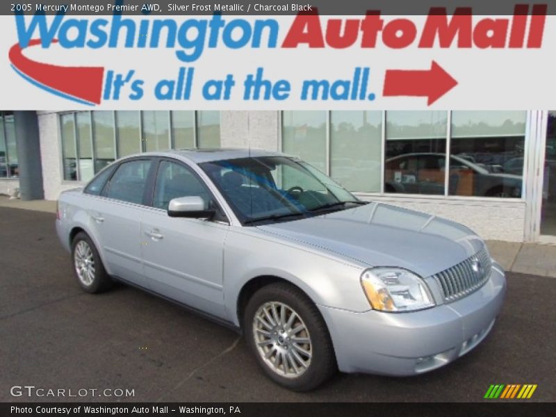 Silver Frost Metallic / Charcoal Black 2005 Mercury Montego Premier AWD