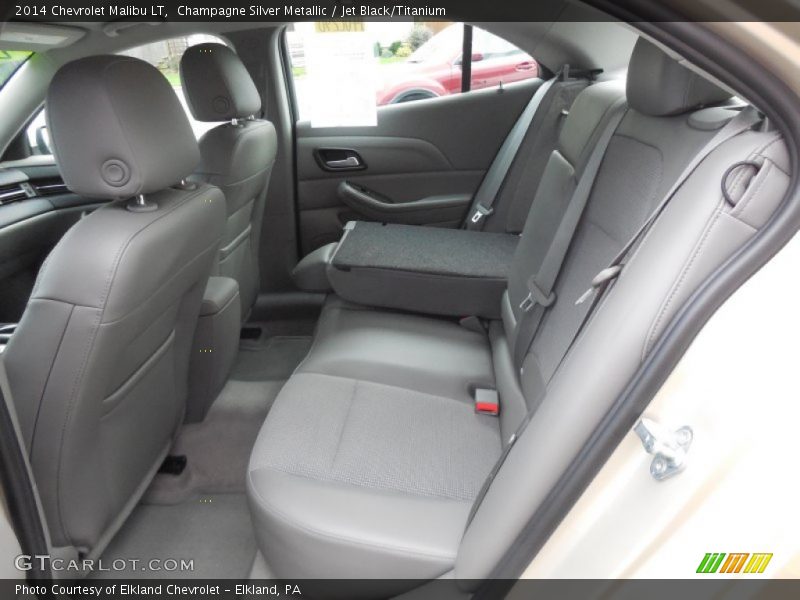 Champagne Silver Metallic / Jet Black/Titanium 2014 Chevrolet Malibu LT