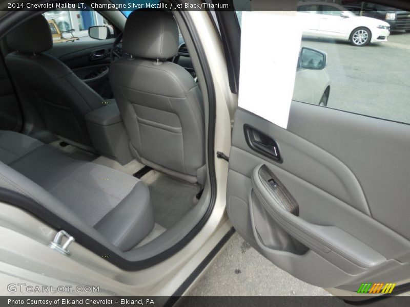 Champagne Silver Metallic / Jet Black/Titanium 2014 Chevrolet Malibu LT