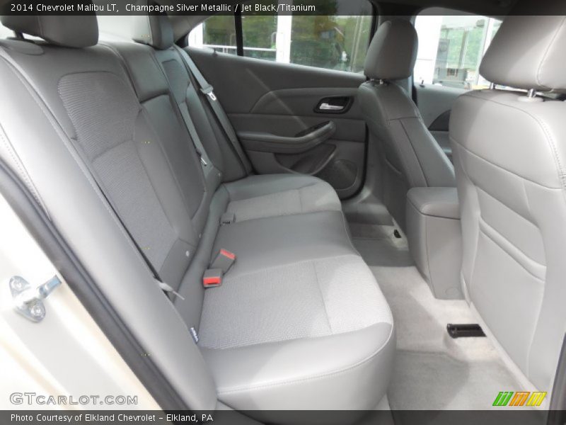 Champagne Silver Metallic / Jet Black/Titanium 2014 Chevrolet Malibu LT