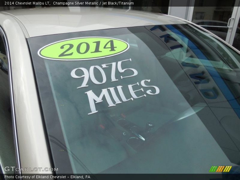 Champagne Silver Metallic / Jet Black/Titanium 2014 Chevrolet Malibu LT