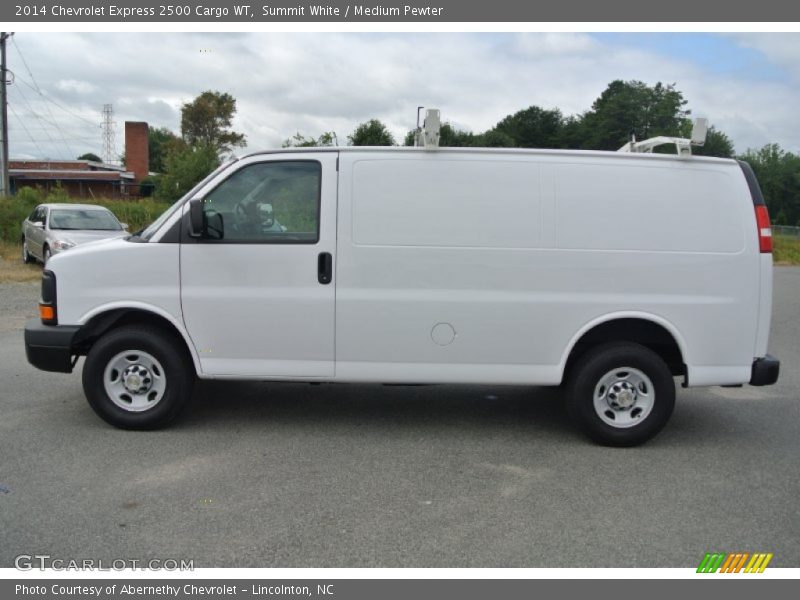 Summit White / Medium Pewter 2014 Chevrolet Express 2500 Cargo WT
