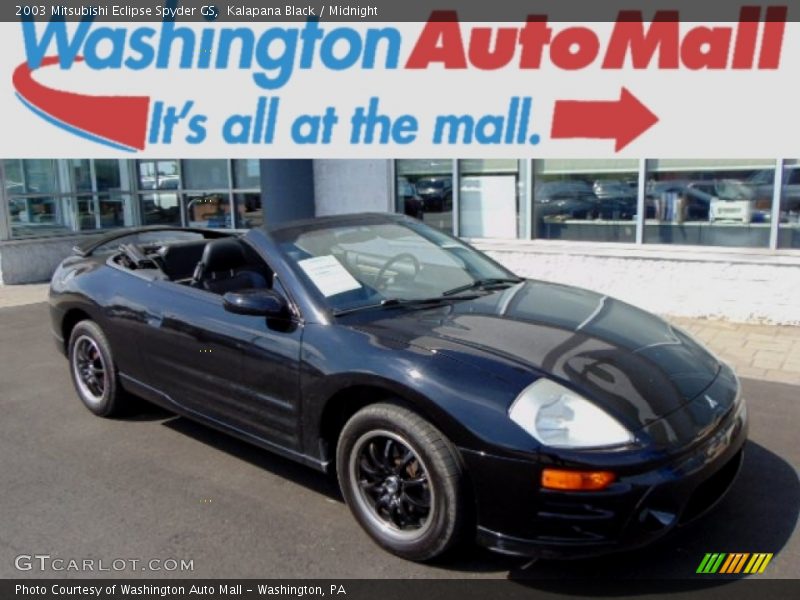 Kalapana Black / Midnight 2003 Mitsubishi Eclipse Spyder GS