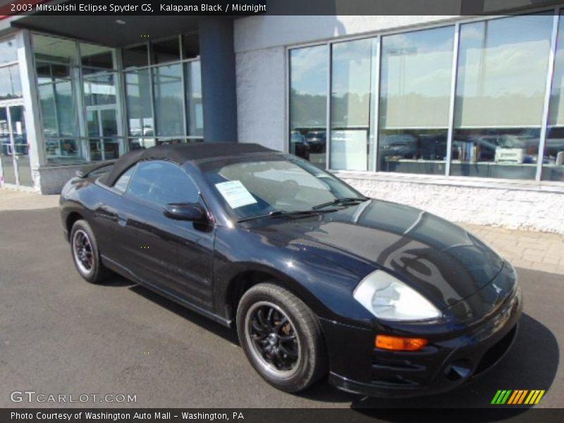 Kalapana Black / Midnight 2003 Mitsubishi Eclipse Spyder GS