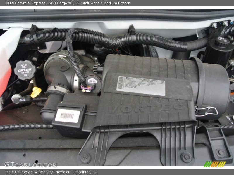 Summit White / Medium Pewter 2014 Chevrolet Express 2500 Cargo WT
