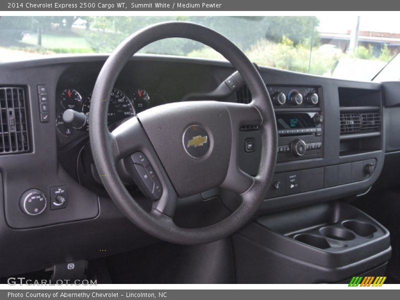Summit White / Medium Pewter 2014 Chevrolet Express 2500 Cargo WT