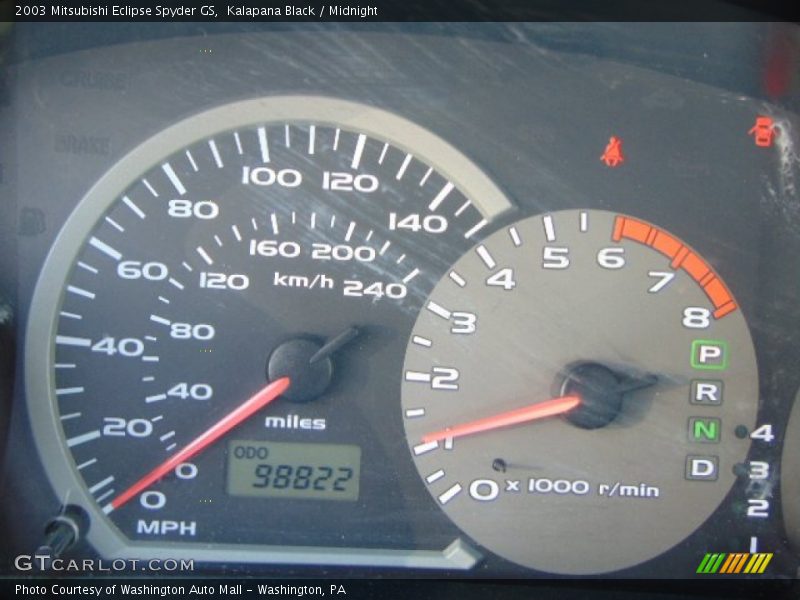 Kalapana Black / Midnight 2003 Mitsubishi Eclipse Spyder GS