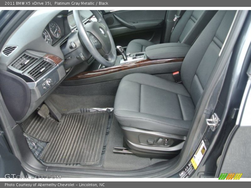 Platinum Gray Metallic / Black 2011 BMW X5 xDrive 35i