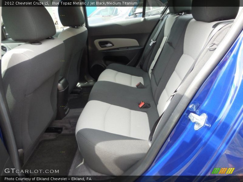 Blue Topaz Metallic / Jet Black/Medium Titanium 2012 Chevrolet Cruze LS