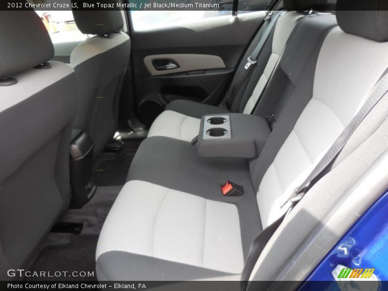 Blue Topaz Metallic / Jet Black/Medium Titanium 2012 Chevrolet Cruze LS