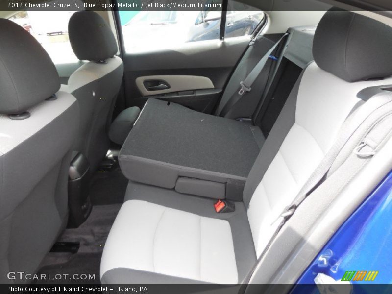 Blue Topaz Metallic / Jet Black/Medium Titanium 2012 Chevrolet Cruze LS