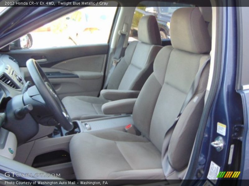 Twilight Blue Metallic / Gray 2012 Honda CR-V EX 4WD