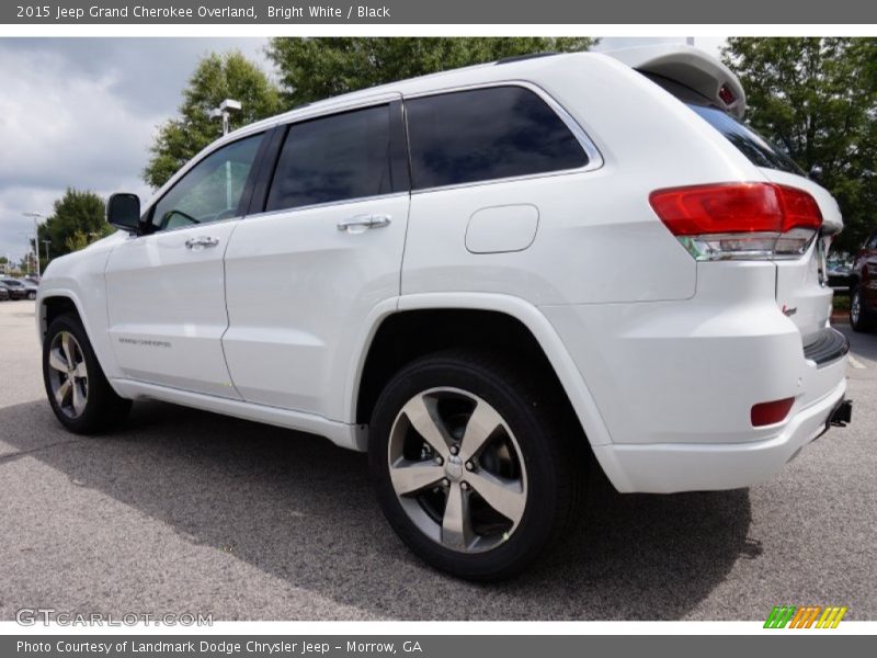Bright White / Black 2015 Jeep Grand Cherokee Overland