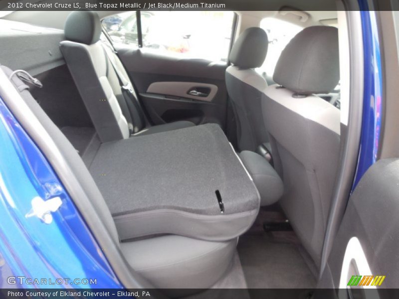 Blue Topaz Metallic / Jet Black/Medium Titanium 2012 Chevrolet Cruze LS