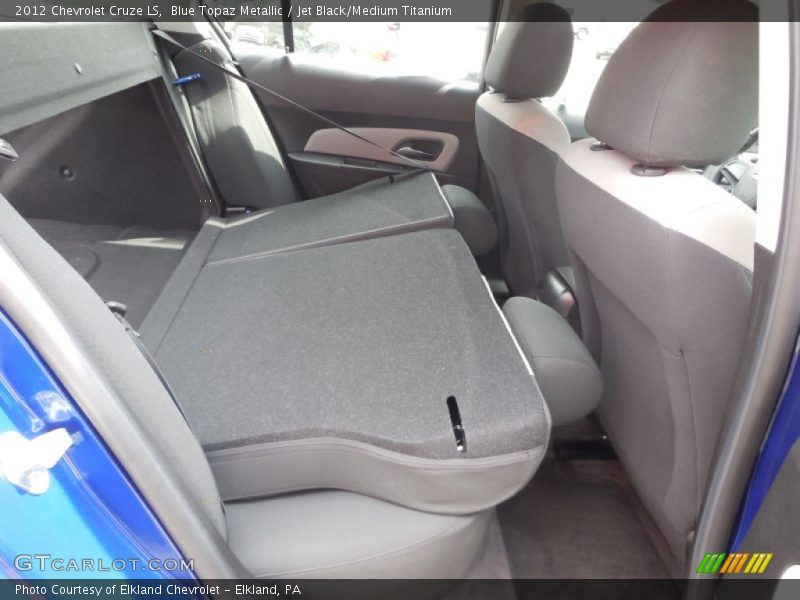 Blue Topaz Metallic / Jet Black/Medium Titanium 2012 Chevrolet Cruze LS