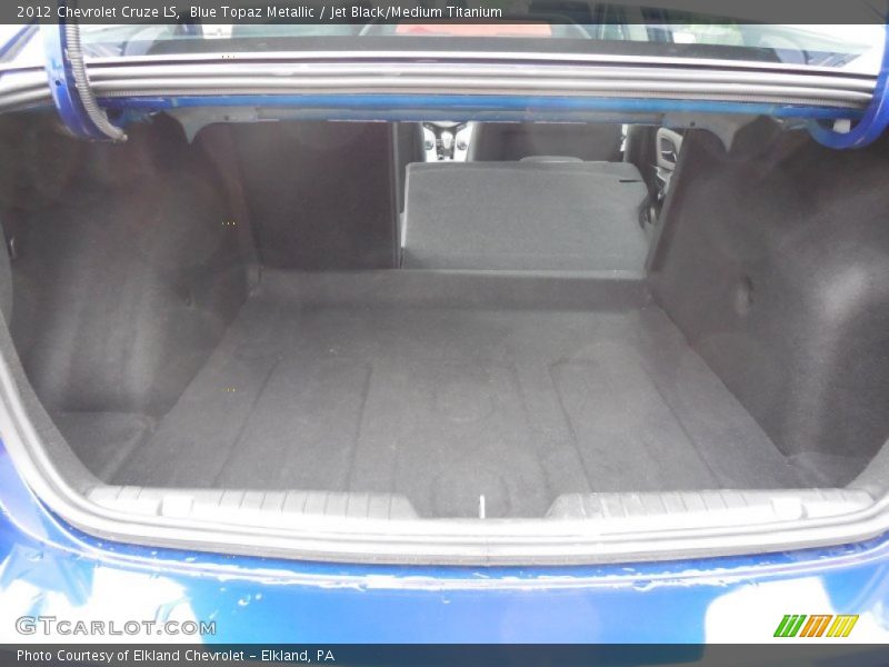 Blue Topaz Metallic / Jet Black/Medium Titanium 2012 Chevrolet Cruze LS