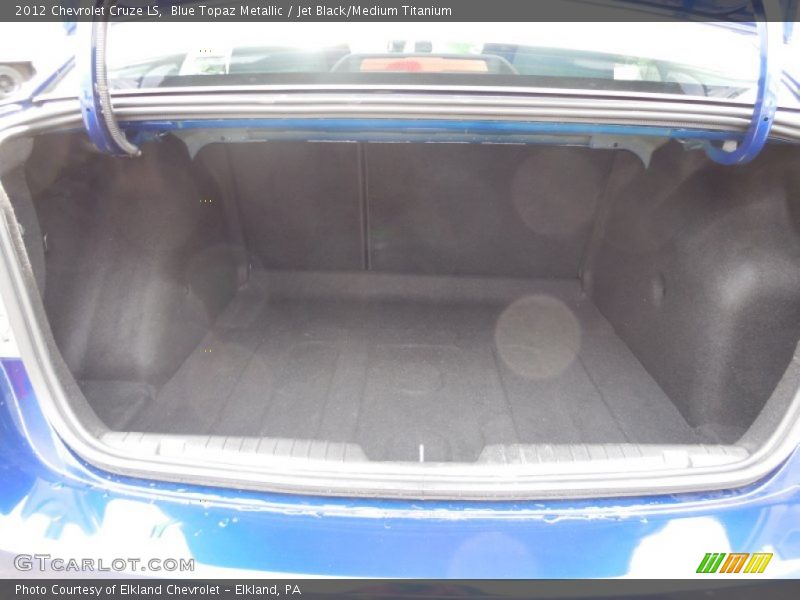 Blue Topaz Metallic / Jet Black/Medium Titanium 2012 Chevrolet Cruze LS