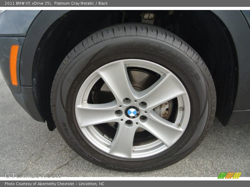 Platinum Gray Metallic / Black 2011 BMW X5 xDrive 35i