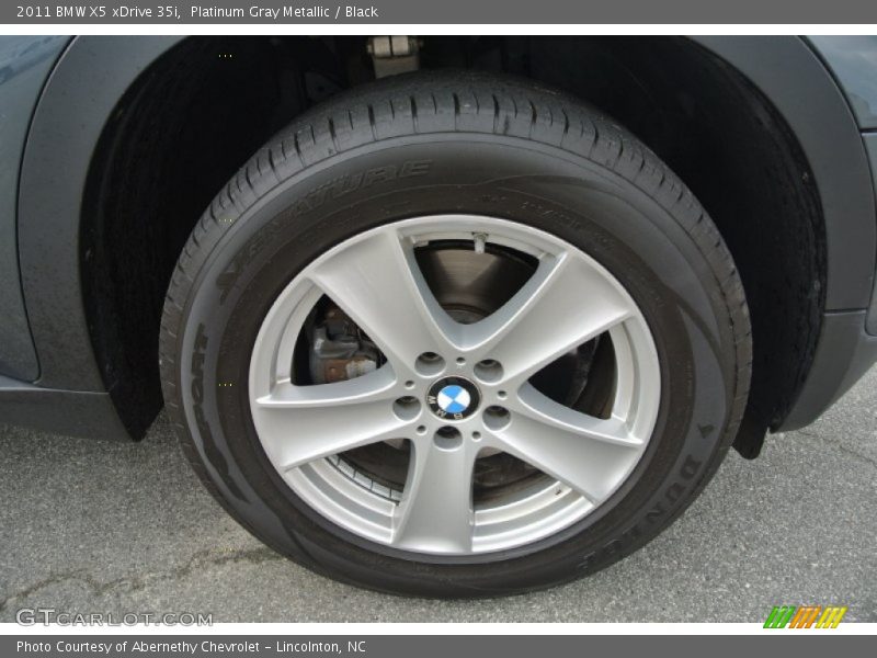 Platinum Gray Metallic / Black 2011 BMW X5 xDrive 35i