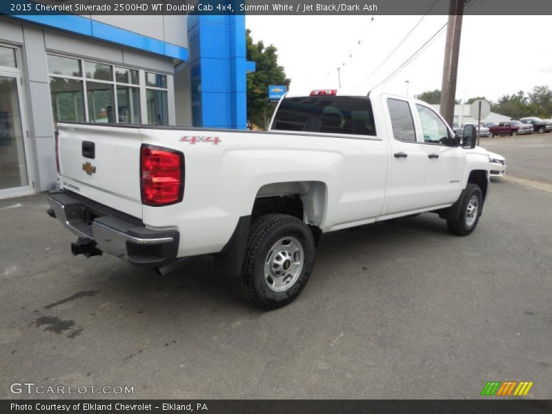 Summit White / Jet Black/Dark Ash 2015 Chevrolet Silverado 2500HD WT Double Cab 4x4