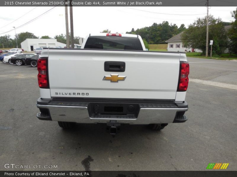 Summit White / Jet Black/Dark Ash 2015 Chevrolet Silverado 2500HD WT Double Cab 4x4