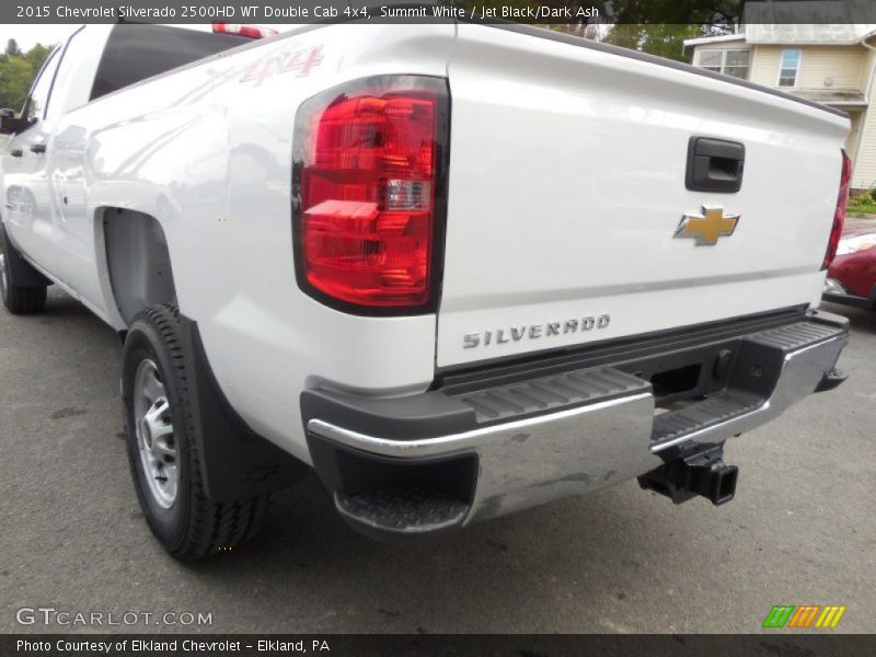 Summit White / Jet Black/Dark Ash 2015 Chevrolet Silverado 2500HD WT Double Cab 4x4