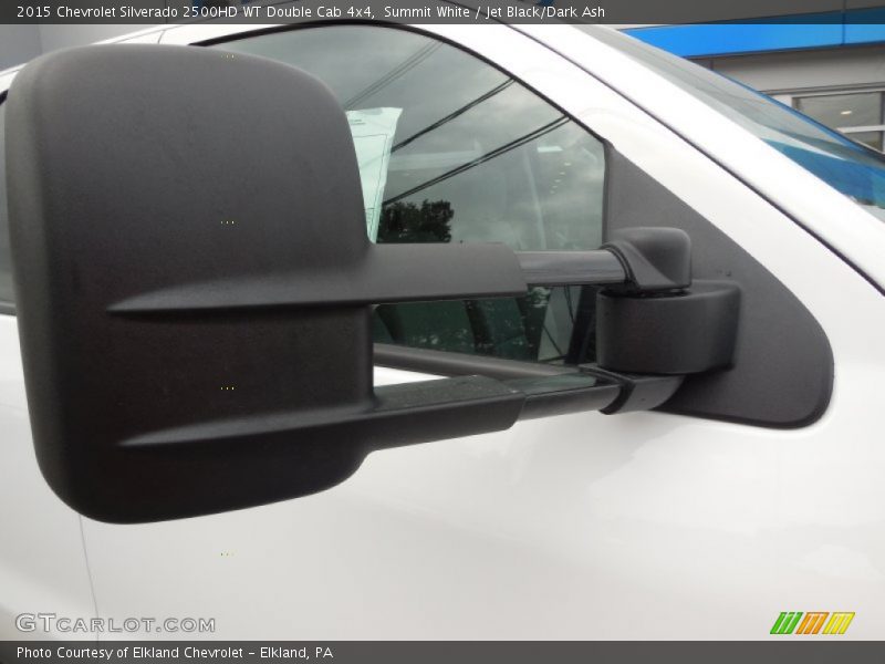 Summit White / Jet Black/Dark Ash 2015 Chevrolet Silverado 2500HD WT Double Cab 4x4