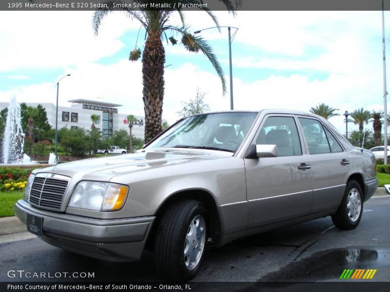 Smoke Silver Metallic / Parchment 1995 Mercedes-Benz E 320 Sedan