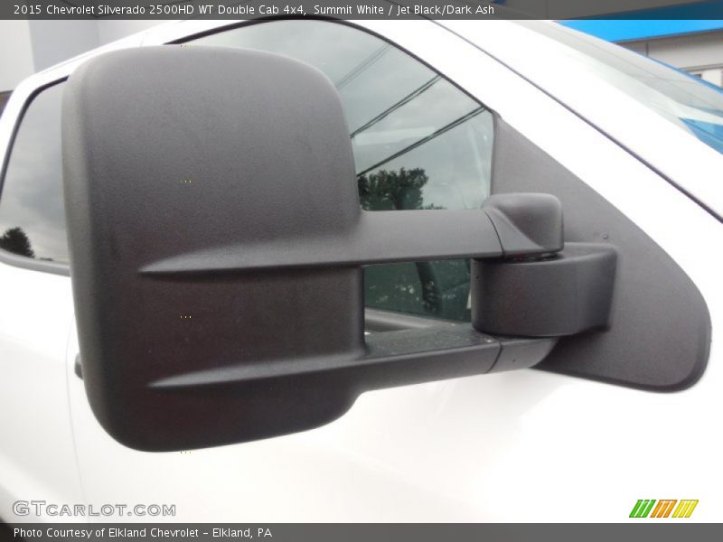 Summit White / Jet Black/Dark Ash 2015 Chevrolet Silverado 2500HD WT Double Cab 4x4