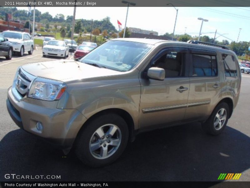 Mocha Metallic / Beige 2011 Honda Pilot EX 4WD