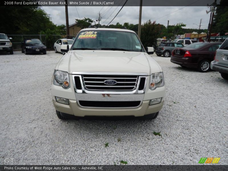 White Suede / Black/Camel 2008 Ford Explorer Eddie Bauer 4x4