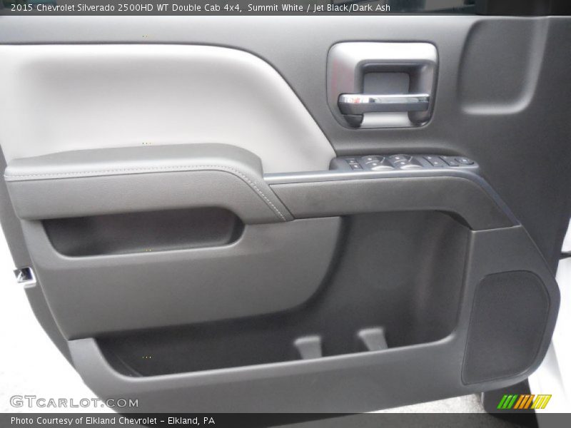 Summit White / Jet Black/Dark Ash 2015 Chevrolet Silverado 2500HD WT Double Cab 4x4