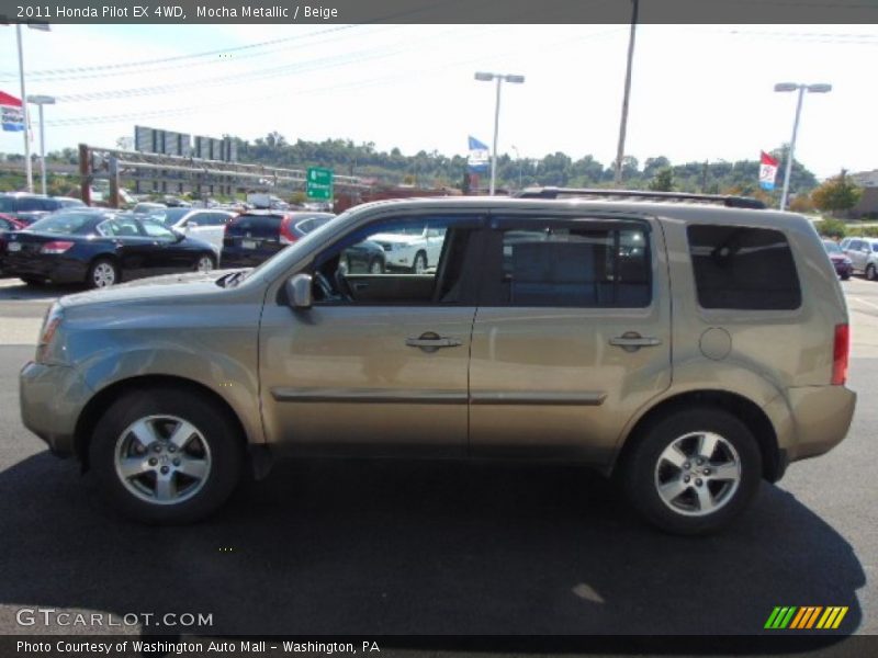 Mocha Metallic / Beige 2011 Honda Pilot EX 4WD