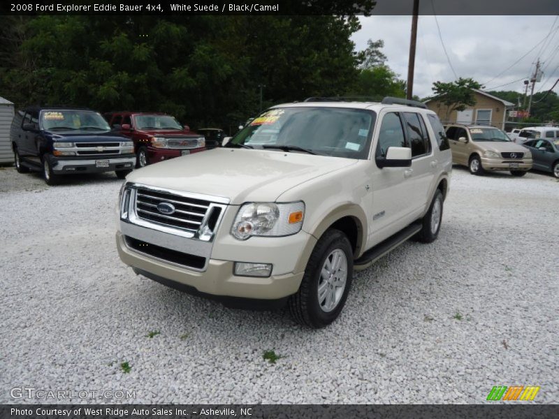 White Suede / Black/Camel 2008 Ford Explorer Eddie Bauer 4x4