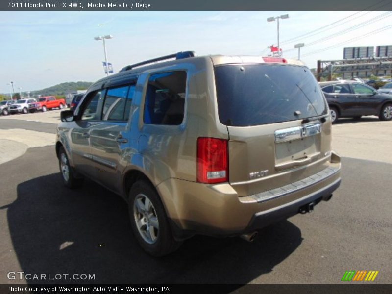 Mocha Metallic / Beige 2011 Honda Pilot EX 4WD