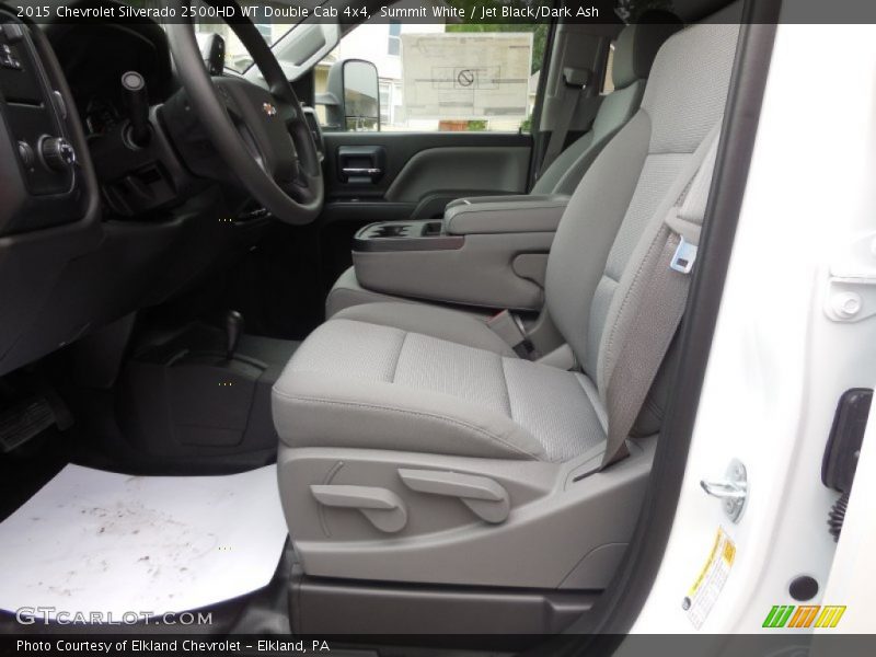 Summit White / Jet Black/Dark Ash 2015 Chevrolet Silverado 2500HD WT Double Cab 4x4