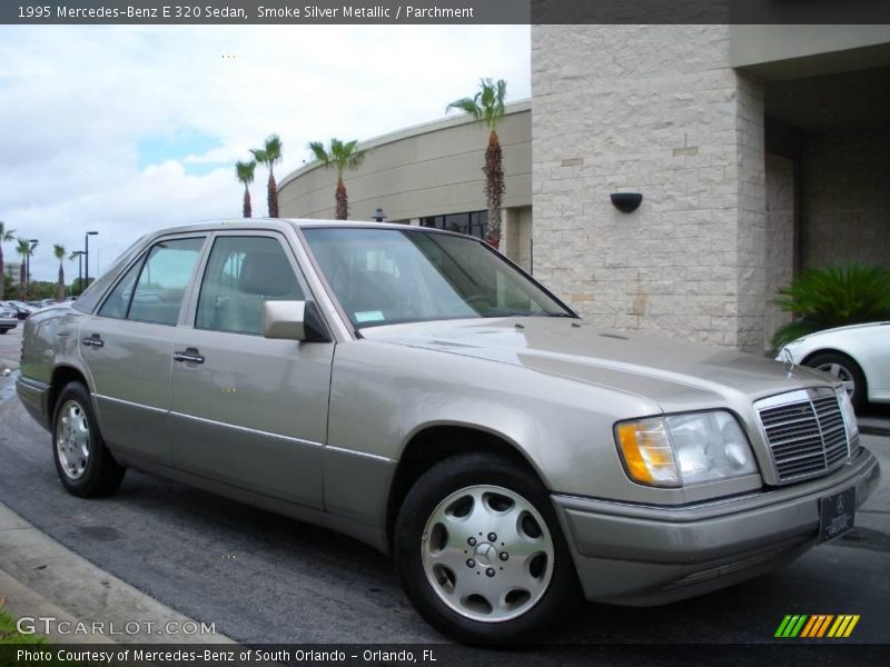 Smoke Silver Metallic / Parchment 1995 Mercedes-Benz E 320 Sedan