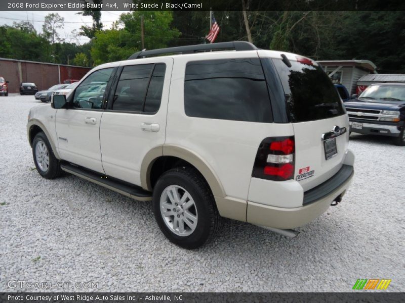 White Suede / Black/Camel 2008 Ford Explorer Eddie Bauer 4x4
