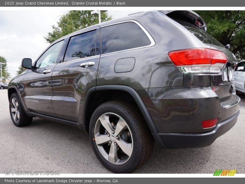 Granite Crystal Metallic / Black 2015 Jeep Grand Cherokee Limited