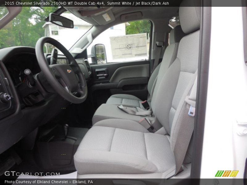 Summit White / Jet Black/Dark Ash 2015 Chevrolet Silverado 2500HD WT Double Cab 4x4